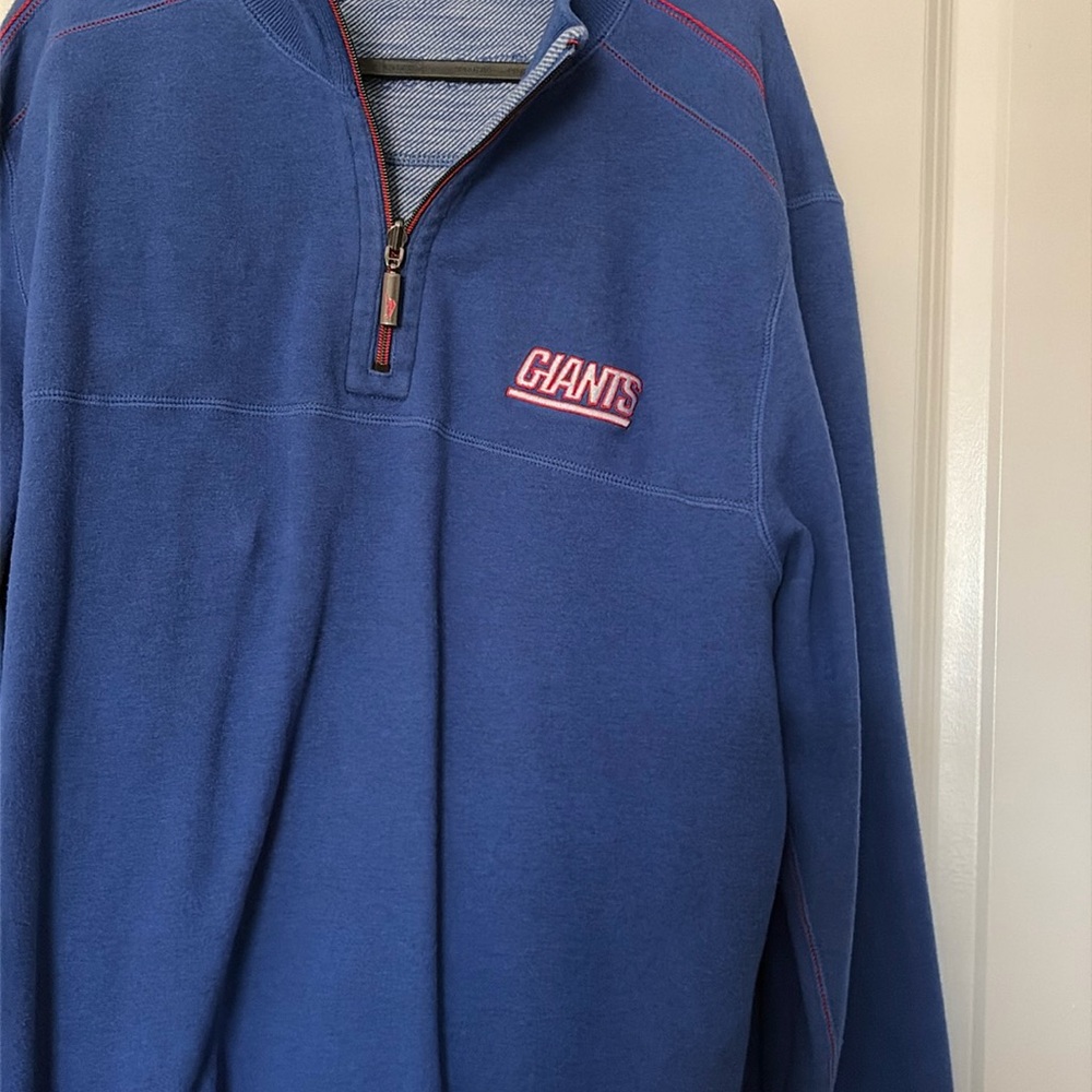 NY Giants Tommy Bahama Reversible Pullover